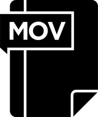 MOV Icon symbols pictograms design elements visual representations
