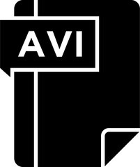 AVI Icon symbols pictograms design elements visual representations