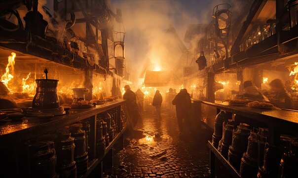 Photo Of People Gathering Around A Warm And Cozy Kitchen Fire