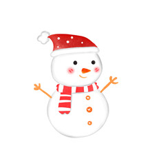 snowman with hat