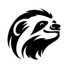 Vector of a sloth head design on white background. Wild Animals. vector illustration.