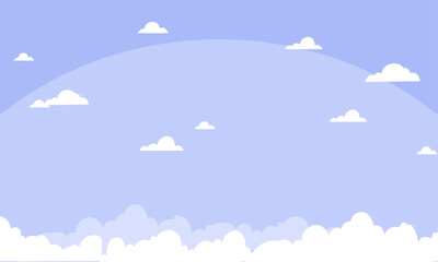 Vector sky background, pastel design vector