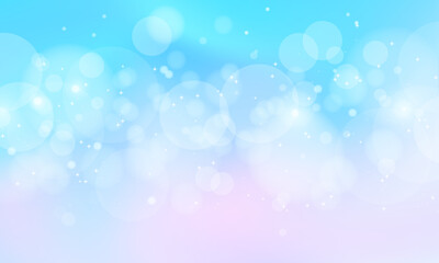 Fototapeta premium Vector gradient background with bokeh effect