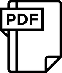 PDF Icon symbols pictograms design elements visual representations