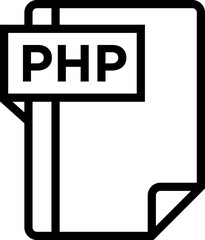 PHP Icon symbols pictograms design elements visual representations
