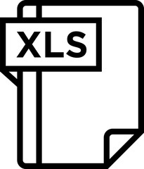 XLS Icon symbols pictograms design elements visual representations