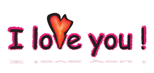I love you artwork 