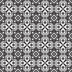 Fototapeta premium Seamless floral pattern background. Vector illustration.