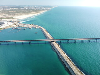 Haderera power plant in Israel drone footage