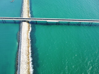 Haderera power plant in Israel drone footage