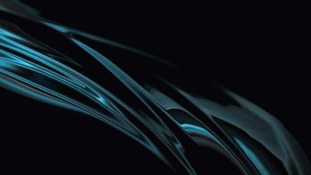 Abstract 3d Background Animation with Slow motion. of Liquid ink isolated on background. 4k Wallpaper video.
