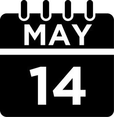 05-May - 14 Glyph black Icon pictogram symbol visual illustration