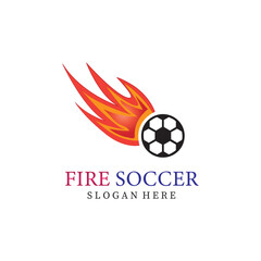 fire soccer company symbol and bussines