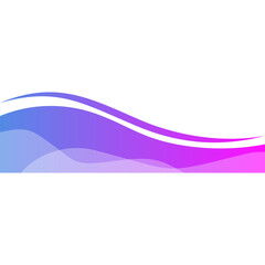 Abstract Gradient Wave Footer