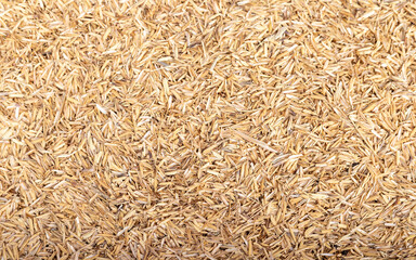 Rice husk texture as a background