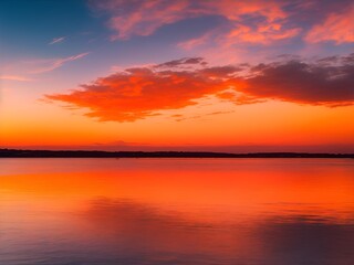 Obraz premium sunset over the sea