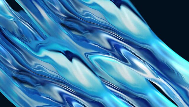 Abstract 3d Background Animation with Slow motion. of Liquid ink isolated on background. 4k Wallpaper video.
