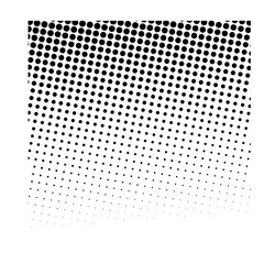 Halftone Dots Gradient Pattern