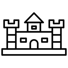 Outline Castle icon