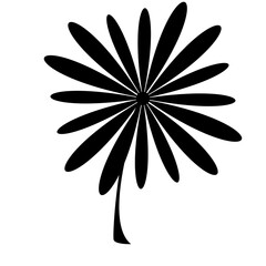 Flowers icon. Flowers isolated