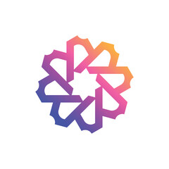 Star design element vector icon with creative modern concept