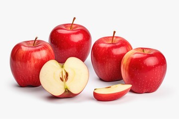 red and yellow apples