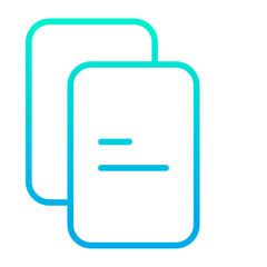 Outline gradient Invitation icon