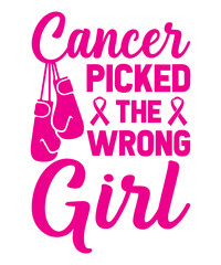 Cancer Picked The Wrong Girl Svg Design
These file sets can be used for a wide variety of items: t-shirt design, coffee mug design, stickers,
custom tumblers, custom hats, printables, print-on-demand,