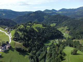 Zgornja Sorica, Slovenia - drone footage.