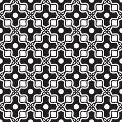 Abstract seamless pattern. Background with geometric elements. Vector illustration