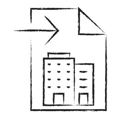 Hand drawn Assets documents icon