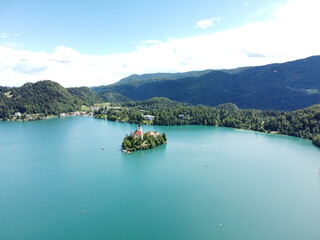 Bled, Slovenia - drone footage.