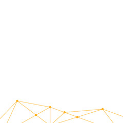 Fototapeta premium Abstract Low Poly Line Footer