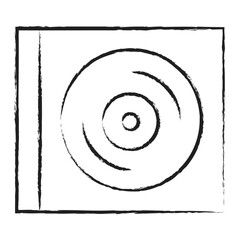 Hand drawn Compact disc icon