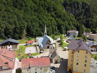 Cave del Predil, Italy - drone footage