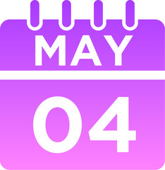 05-May - 04 Glyph Gradient Icon pictogram symbol visual illustration