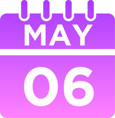 05-May - 06 Glyph Gradient Icon pictogram symbol visual illustration