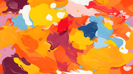 abstract watercolor background with splashes, seamless pattern, Generative Ai