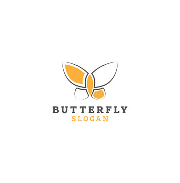 Free vector butterfly logo template designs.