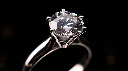 diamond engagement ring Created with AI