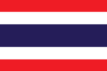Flag of Thailand.Symbols of Thailand. - obrazy, fototapety, plakaty