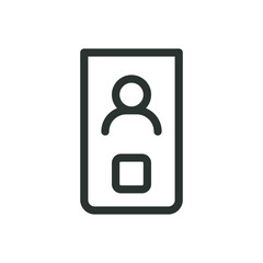 Biometric fingerprint lock isolated icon, biometric fingerprint reader vector icon with editable stroke