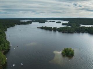 lake in the mountains