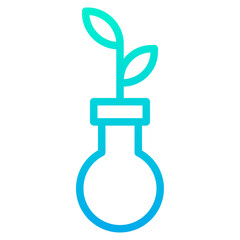 Outline Gradient Flask icon
