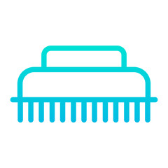 Outline Gradient tooth Brush icon