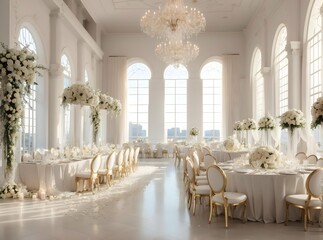 A Stunning Wedding Hall in the Evening Light 