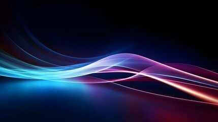 Energy Light Lines Flow, Concept of leading in business, Hi tech products, warp speed wormhole science vector design. Horizontal speed lines background - obrazy, fototapety, plakaty