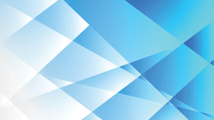 Blue and white gradient polygon abstract background