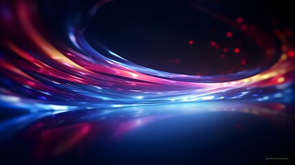 Energy Light Lines Flow, Concept of leading in business, Hi tech products, warp speed wormhole science vector design. Horizontal speed lines background