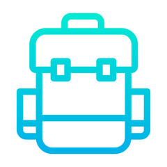 Outline Gradient Office Bag icon